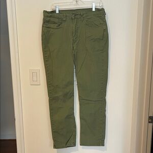 Levi's Men's 514 Khaki Green Chinos